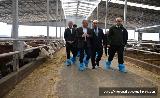 Yazıcı'dan Battalgazi İlçesindeki Çiftliklere Ziyaret