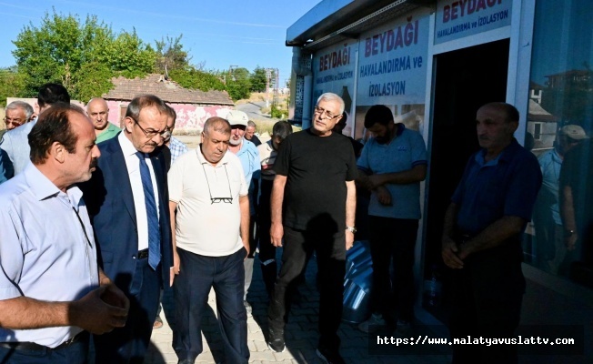 Vali Yavuz Esnafları Ziyaret Ederek Yapımı Devam Eden Yeni İşyerlerini İnceledi