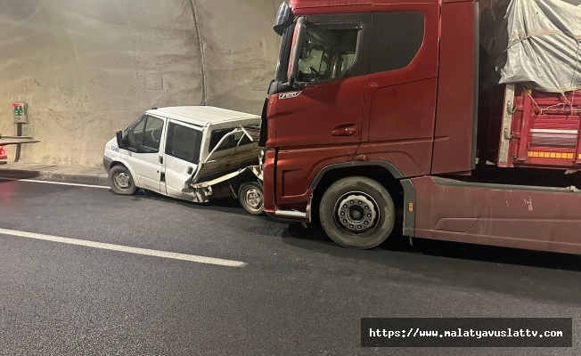 Kömürhan Tünelinde Kaza: 1 Yaralı