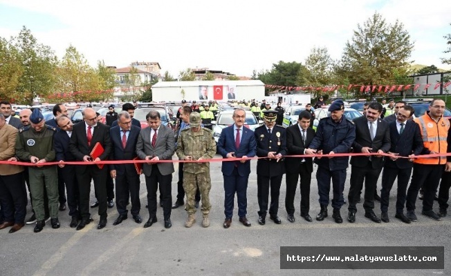 Vali Yavuz, Emniyet ve Jandarma Teşkilatımıza 80 Yeni Araç Teslim Törenine Katıldı