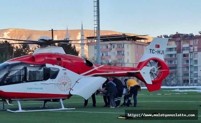 Ambulans Helikopter Silahla Yaralanan Genç İçin Havalandı