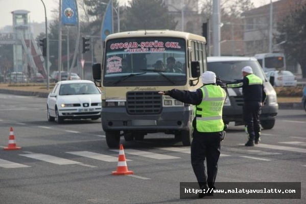 Malatya Polisi Asayiş Uygulamalarını Sürdürüyor