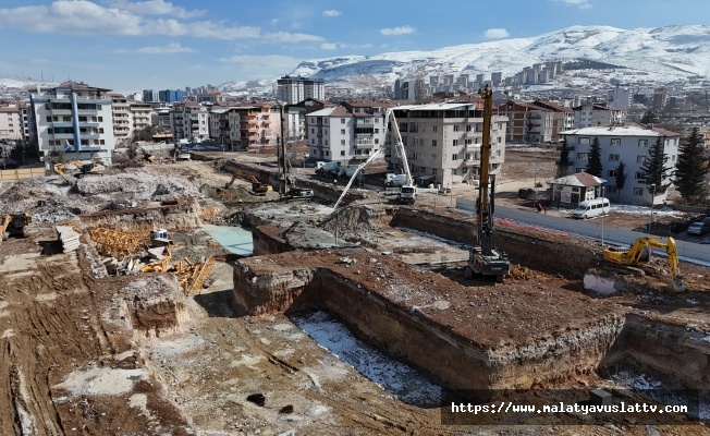 Malatya'da İnşa Çalışmaları Sürüyor