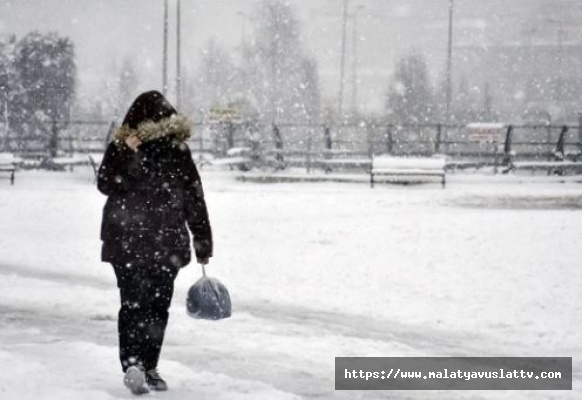 Meteorolojiden Malatya için Kuvvetli Kar Yağışı Uyarısı