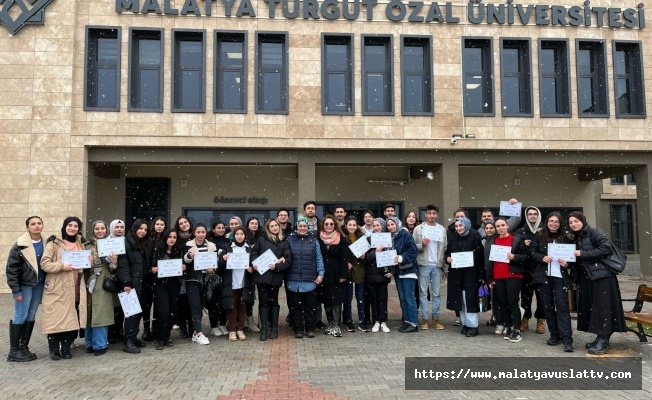 Malatya Turgut Özal Üniversitesi’nde Fidan Dikme Etkinliği Düzenlendi