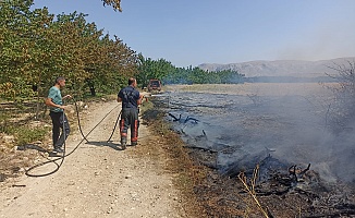 Malatya'da Anız Ve Bahçe Yangınları