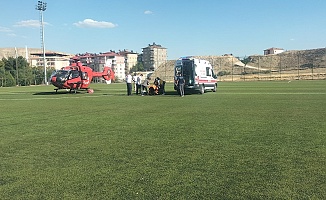 Ambulans Helikopter Kalp Krizi Geçiren Hasta İçin Havalandı