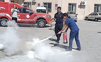 Malatya'da yangın söndürme tatbikatı yapıldı