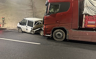 Kömürhan Tünelinde Kaza: 1 Yaralı