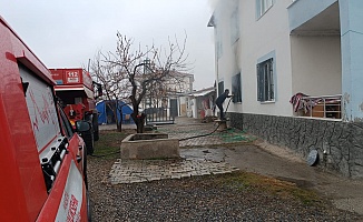 Malatya’da Korkutan Ev Yangını