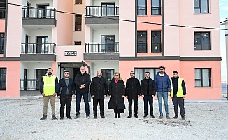 Milletvekili Ölmeztoprak, Bahçebaşı Şantiye Alanını İnceledi