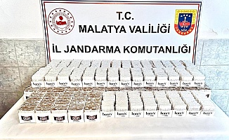 Malatya’da Kaçak Makaron Operasyonu