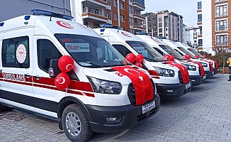 Malatya’ya Gönderilen Yeni Ambulanslara Göreve Başladı