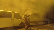 Park Halindeki Araçta Çıkan Yangın Söndürüldü