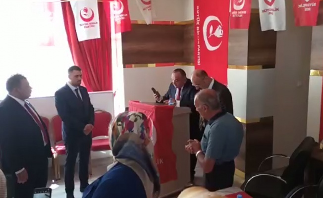 İşte Büyük Birlik Partisi#039;nin Yeni İlçe Başkanı