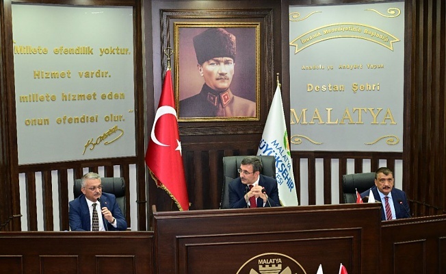 Cumhurbaşkanı Yardımcısı Yılmaz Malatya#039;da
