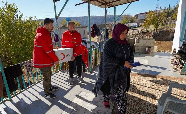 Kızılaydan 1.2 Milyon Depremzedeye Kış Yardımı